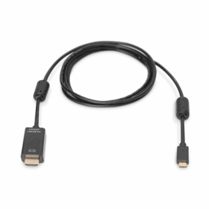Digitus USB Type-C adapter cable, Type-C to HDMI A M/M, 2.0m, 4K/60Hz, 18GB, bl, gold | Digitus | USB Type-C adapter cable | AK-300330-020-S | USB-C to HDMI USB Type-C - Image 4