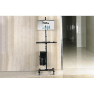 Digitus | Mobile workstation with individual height adjustment | DA-90374 | Monitor Mount, PC Holder | 17-32 " | Black - Image 11