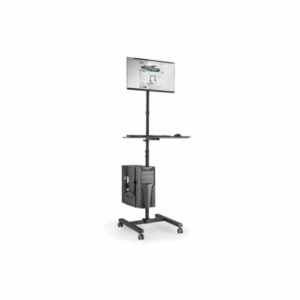 Digitus | Mobile workstation with individual height adjustment | DA-90374 | Monitor Mount, PC Holder | 17-32 " | Black - Image 13