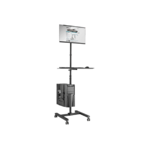 Digitus | Mobile workstation with individual height adjustment | DA-90374 | Monitor Mount, PC Holder | 17-32 " | Black - Image 15