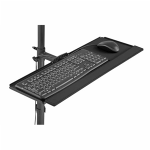 Digitus | Mobile workstation with individual height adjustment | DA-90374 | Monitor Mount, PC Holder | 17-32 " | Black - Image 8