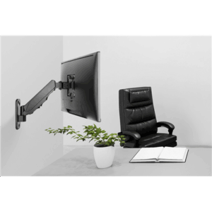Digitus Wall mount | DA-90396 | Adjustable Height, Rotate, Tilt | 17-32 " | Maximum weight (capacity) 8 kg | Black - Image 6