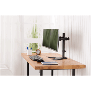 Digitus Desk Mount | DA-90401 | Adjustable Height, Rotate, Swivel | 15-32 " | Maximum weight (capacity) 2x8 kg | Black - Image 4