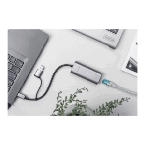 Digitus | USB Type-C Gigabit Ethernet Adapter 2.5G, USB-C + USB A (USB3.1/3.0) | DN-3028 | USB3.0/USB C 3.1 to 2.5G Ethernet Adapter - Image 8