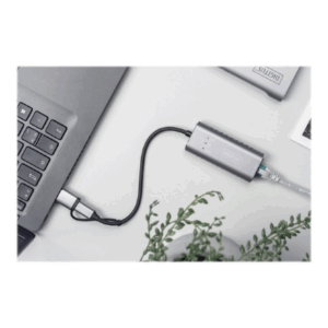 Digitus | USB Type-C Gigabit Ethernet Adapter 2.5G, USB-C + USB A (USB3.1/3.0) | DN-3028 | USB3.0/USB C 3.1 to 2.5G Ethernet Adapter - Image 9