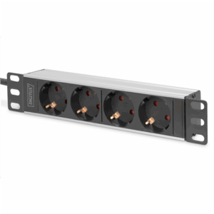 10” Socket Strip with Aluminum Profile, 4-way safety sockets | DN-95418 - Image 2
