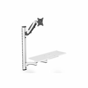 Digitus Wall mount | DA-90451 | Rotate, Swivel | 32 " | Maximum weight (capacity) 8 kg | White/Black - Image 2