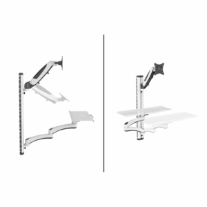 Digitus Wall mount | DA-90451 | Rotate, Swivel | 32 " | Maximum weight (capacity) 8 kg | White/Black - Image 4