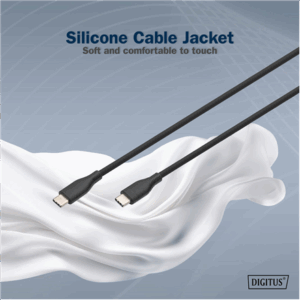 Digitus Silicone connection cable, 0.5 m | AK-300341-005-S | USB-C to USB-C - Image 6
