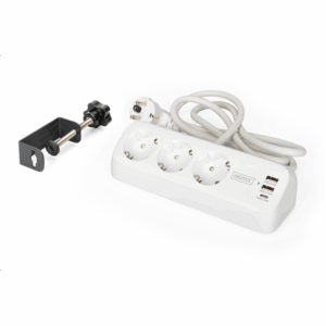 Digitus 3-way office socket strip with 2x USB-A and 1x USB-C connections | DA-70626 - Image 3