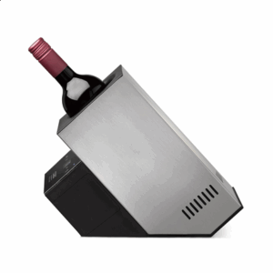 Caso | Wine Cooler | WineCase Deluxe Inox | Bottles capacity 1 | Black/Silver - Image 4