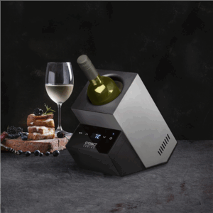 Caso | Wine Cooler | WineCase Deluxe Inox | Bottles capacity 1 | Black/Silver - Image 8