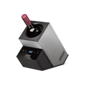 Caso | Wine Cooler | WineCase Deluxe Inox | Bottles capacity 1 | Black/Silver - Image 9