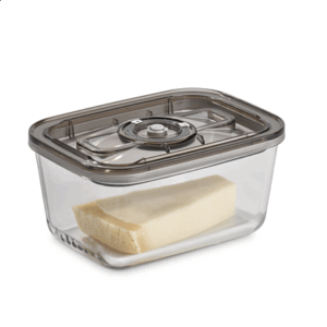 Caso | Glass Vacuum Container with Plastic Lid | VacuBoxx Eco L | Transparent - Image 5