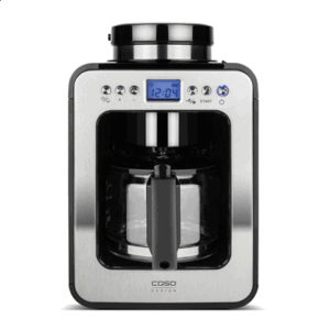 Caso | Design Compact Coffee Maker with Grinder | Pump pressure Not applicable bar | 600 W | Manual | Black/Stainless steel - Image 2