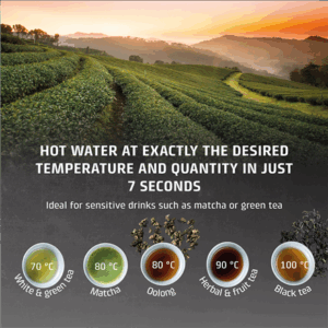 Caso Turbo hot water dispenser | HW 620 | Water Dispenser | 2600 W | 2.5 L | Plastic/Stainless Steel | Black/Stainless Steel - Image 8