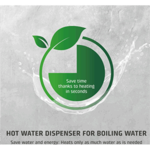 Caso Turbo Hot Water Dispenser | HW 616 | Water Dispenser | 2600 W | 2.5 L | Plastic/Stainless Steel | Black/Stainless Steel - Image 6