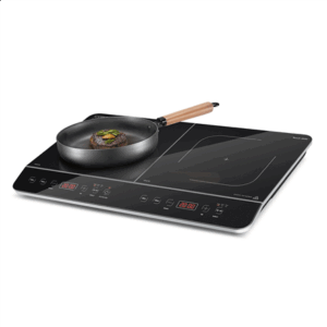 Caso | Hob | Touch 3500 | Induction | Number of burners/cooking zones 2 | Touch control | Timer | Black | Display - Image 3
