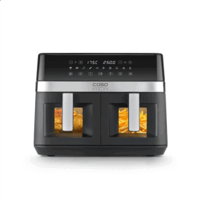 Caso Air Fryer | DuoChef | Power 2200 W | Capacity 14 L | Black - Image 2