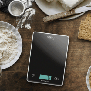 Caso | Kitchen scale | Slim | Maximum weight (capacity) 5 kg | Graduation 1 g | Black - Image 3