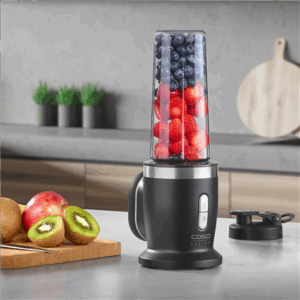 Caso Cordless Blender | Click & Blend | Tabletop | 240 W | Jar material Tritan | Jar capacity 0.5 L | Stainless steel/Matt Black - Image 9