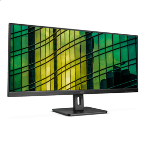 AOC | Monitor | U34E2M | 34 " | VA | WQHD | 21:9 | 100 Hz | 4 ms | 3440 x 1440 | 300 cd/m² | HDMI ports quantity 2 | Black - Image 5