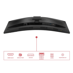 AOC | CU34E4CW | 34 " | VA | UWQHD | 120 Hz | 4 ms | 3440 x 1440 pixels | 350 cd/m² | HDMI ports quantity 2 | Black - Image 15