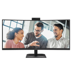 AOC | CU34E4CW | 34 " | VA | UWQHD | 120 Hz | 4 ms | 3440 x 1440 pixels | 350 cd/m² | HDMI ports quantity 2 | Black - Image 4
