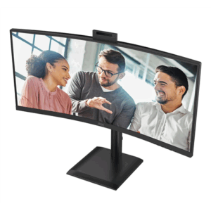 AOC | CU34E4CW | 34 " | VA | UWQHD | 120 Hz | 4 ms | 3440 x 1440 pixels | 350 cd/m² | HDMI ports quantity 2 | Black - Image 7