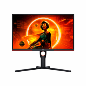 AOC | Monitor | 25G3ZM/BK | 24.5 " | VA | FHD | 16:9 | 240 Hz | 1 ms | 1920 x 1080 | 300 cd/m² | HDMI ports quantity 2 | Black/Red | Warranty 36 month(s) - Image 2