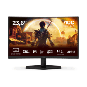 LCD Monitor|AOC|23.6 "|1920 x 1080 pixels|Full HD|Native aspect ratio 16:9|LED|Curved|C24G42E - Image 8