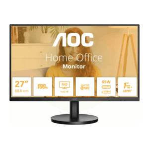 AOC | 27B3CA2 | 27 " | IPS | FHD | 16:9 | 100 Hz | 1 ms | 1920 x 1080 pixels | 250 cd/m² | HDMI ports quantity 1 | Black - Image 2