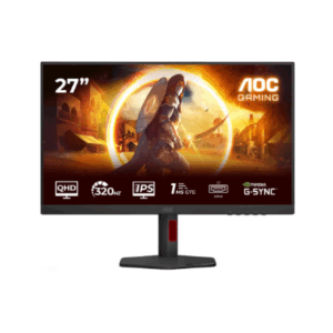 AOC | Q27G4SRU | 27 " | Fast IPS | QHD | 16:9 | 320 Hz | 0.3 ms | 2560 x 1440 pixels | 400 cd/m² | HDMI ports quantity 2 | Black - Image 6