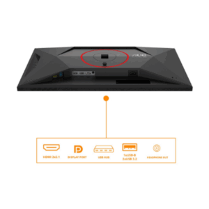 AOC | Q27G4SRU | 27 " | Fast IPS | QHD | 16:9 | 320 Hz | 0.3 ms | 2560 x 1440 pixels | 400 cd/m² | HDMI ports quantity 2 | Black - Image 17