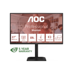LCD Monitor|AOC|27 "|2560 x 1440 pixels|Quad HD|Native aspect ratio 16:9|LED|Flat|Q27E4CV - Image 10