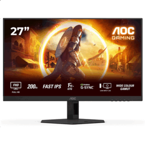 AOC | 27G4HRE | 27 " | Fast IPS | FHD | 16:9 | 200 Hz | 1 ms | 1920 x 1080 pixels | 300 cd/m² | HDMI ports quantity 2 | Black - Image 2