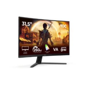 AOC C32G42ZE | 31.5 " | VA | FHD | 16:9 | 260 Hz | 4 ms | 1920 x 1080 pixels | 300 cd/m² | HDMI ports quantity 1 | Black - Image 6