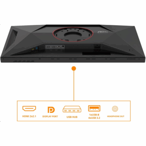 AOC | U27G4XM | 27 " | Fast IPS | UHD | 16:9 | 160 Hz | 1 ms | 3840 x 2160 pixels | 1200 cd/m² | HDMI ports quantity 1 | Black - Image 4