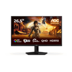 AOC Q27G41ZDF | 27 " | QD-OLED | QHD | 16:9 | 240 Hz | 0.03 ms | 2560 x 1440 pixels | 400 cd/m² | HDMI ports quantity 1 | Black - Image 11