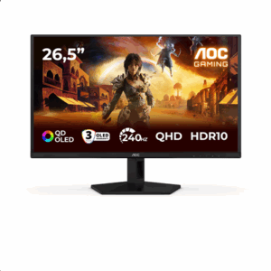 AOC Q27G41ZDF | 27 " | QD-OLED | QHD | 16:9 | 240 Hz | 0.03 ms | 2560 x 1440 pixels | 400 cd/m² | HDMI ports quantity 1 | Black - Image 2