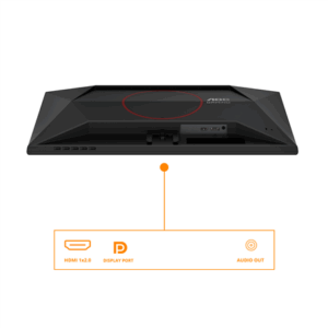 AOC | 25G42E | 25 " | IPS | FHD | 16:9 | 180 Hz | 1 ms | 1920 x 1080 pixels | 300 cd/m² | HDMI ports quantity 1 | Black - Image 6