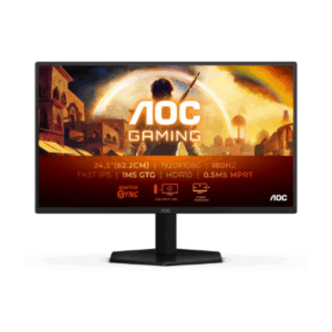 AOC | 25G42E | 25 " | IPS | FHD | 16:9 | 180 Hz | 1 ms | 1920 x 1080 pixels | 300 cd/m² | HDMI ports quantity 1 | Black - Image 8