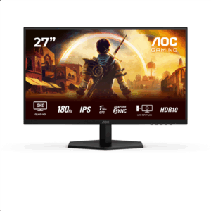 AOC | Q27G42XE | 27 " | IPS | QHD | 16:9 | 180 Hz | 1 ms | 2560 x 1440 pixels | 300 cd/m² | HDMI ports quantity 2 | Black - Image 2