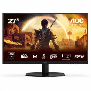 AOC | Q27G42XNE | 27 " | VA | QHD | 16:9 | 180 Hz | 1 ms | 2560 x 1440 pixels | 300 cd/m² | HDMI ports quantity 2 | Black - Image 5