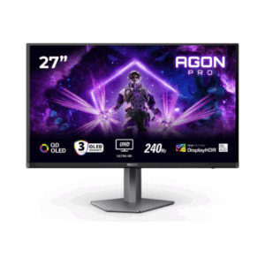 AOC | AG276UZD | 27  | QD-OLED | UHD | 16:9 | 240 Hz | 0.03 ms | 3840 x 2160 pixels | HDMI ports quantity 2 | Black - Image 5