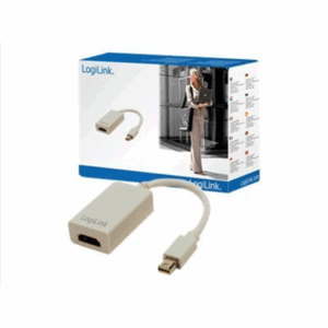 Logilink | Adapter Mini DisplayPort to HDMI with Audio: | Grey | Mini DisplayPort | HDMI A | 0.1 m - Image 4