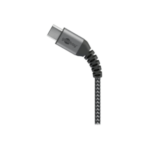 Goobay | USB-C to USB-A Textile Cable with Metal Plugs | 49296 | USB-C to USB-A - Image 6