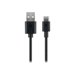 Goobay 59122 USB 2.0 cable (USB-C™ to USB A), black | Goobay | USB-C to USB-A - Image 5