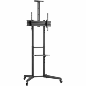 Goobay Floor stand | 59508 TV Presentation Stand Pro (Size L) | Adjustable Height, Tilt | 37-70 " | Black - Image 4