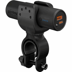 Goobay Bike Powerbank 5.0 with Reinforced Holder for Bicycle Handlebars | 60656 | 5000 mAh | Black - Image 3